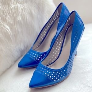 Size 8 Christian Siriano Electric Blue Pumps